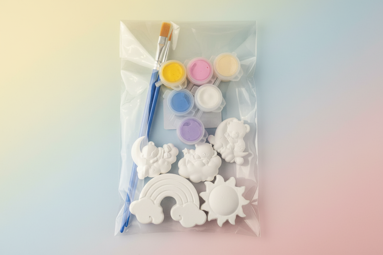 Paint Your Own Nursery Plaster Kit with pastel background