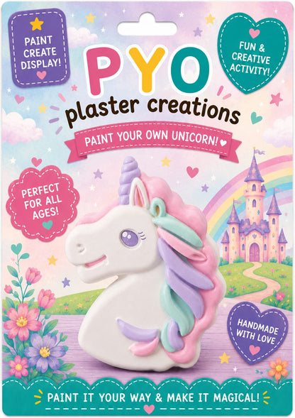 Paint Your Own Unicorn Plaster Kit (Large)